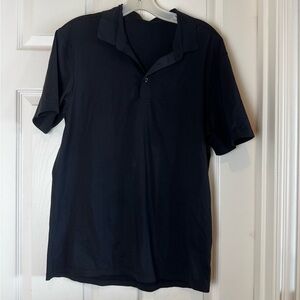 Men's Black lululemon Polo Shirt small